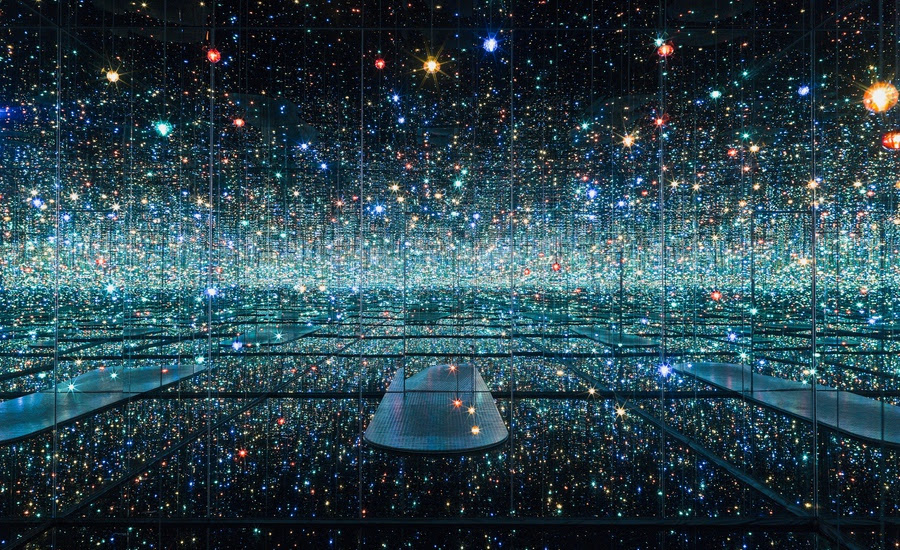 Yayoi Kusama (Japan), Infinity Mirrored Room The Souls of Millions of Light Years Away, 2013.