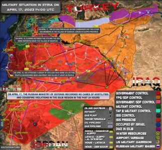 Military Situation In Syria On April 17, 2023 (Map Update)