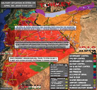 Military Situation In Syria On April 30, 2023 (Map Update)