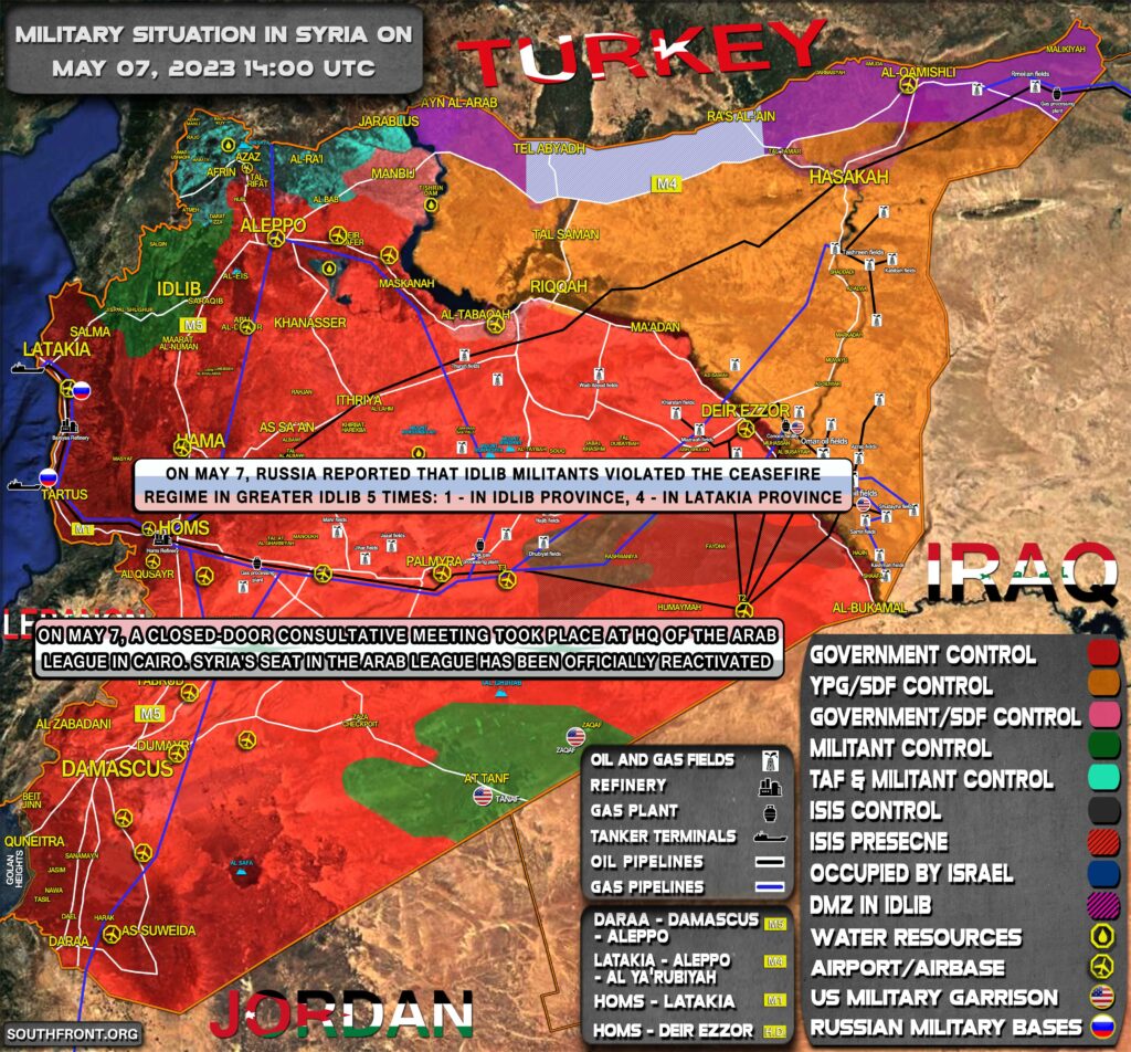 Military Situation In Syria On May 7, 2023 (Map Update)