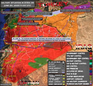 Military Situation In Syria On June 20, 2023 (Map Update)