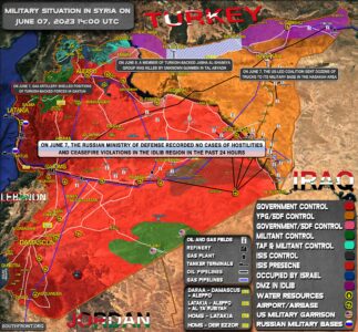 Military Situation In Syria On June 7, 2023 (Map Update)