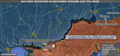 Military Situation In Southern Ukraine On July 3, 2023 (Map Update)