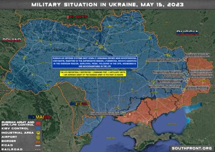 Military Situation In Ukraine On May 15, 2023 (Map Update)
