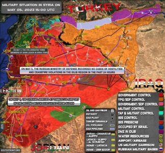 Military Situation In Syria On May 5, 2023 (Map Update)
