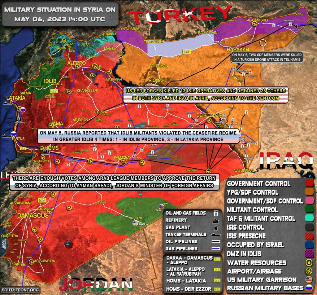 Military Situation In Syria On May 6, 2023 (Map Update)