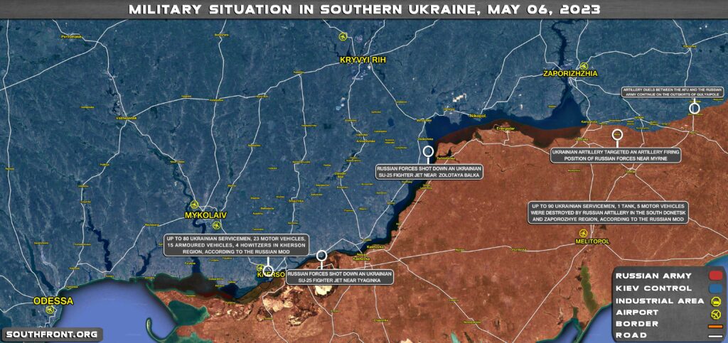Military Situation In Southern Ukraine On May 6, 2023 (Map Update)