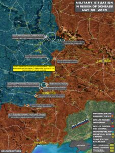 Military Situation In Donbass On May 8, 2023 (MapUpdate)