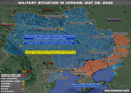 Military Situation In Ukraine On May 8, 2023 (Map Update)