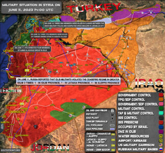 Military Situation In Syria On June 11, 2023 (Map Update)