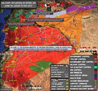 Military Situation In Syria On June 12, 2023 (Map Update)
