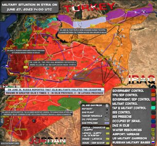 Military Situation In Syria On June 27, 2023 (Map Update)