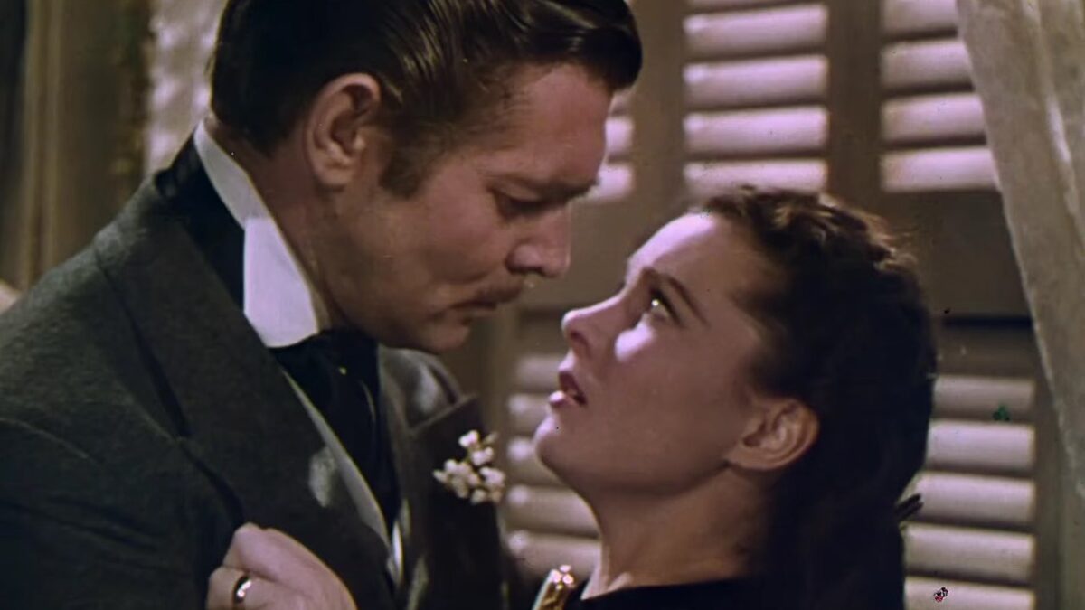 A screenshot from gone with the wind.