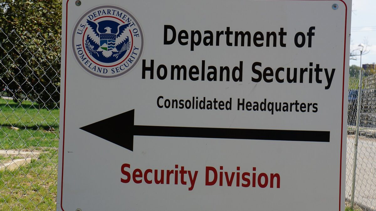 DHS sign