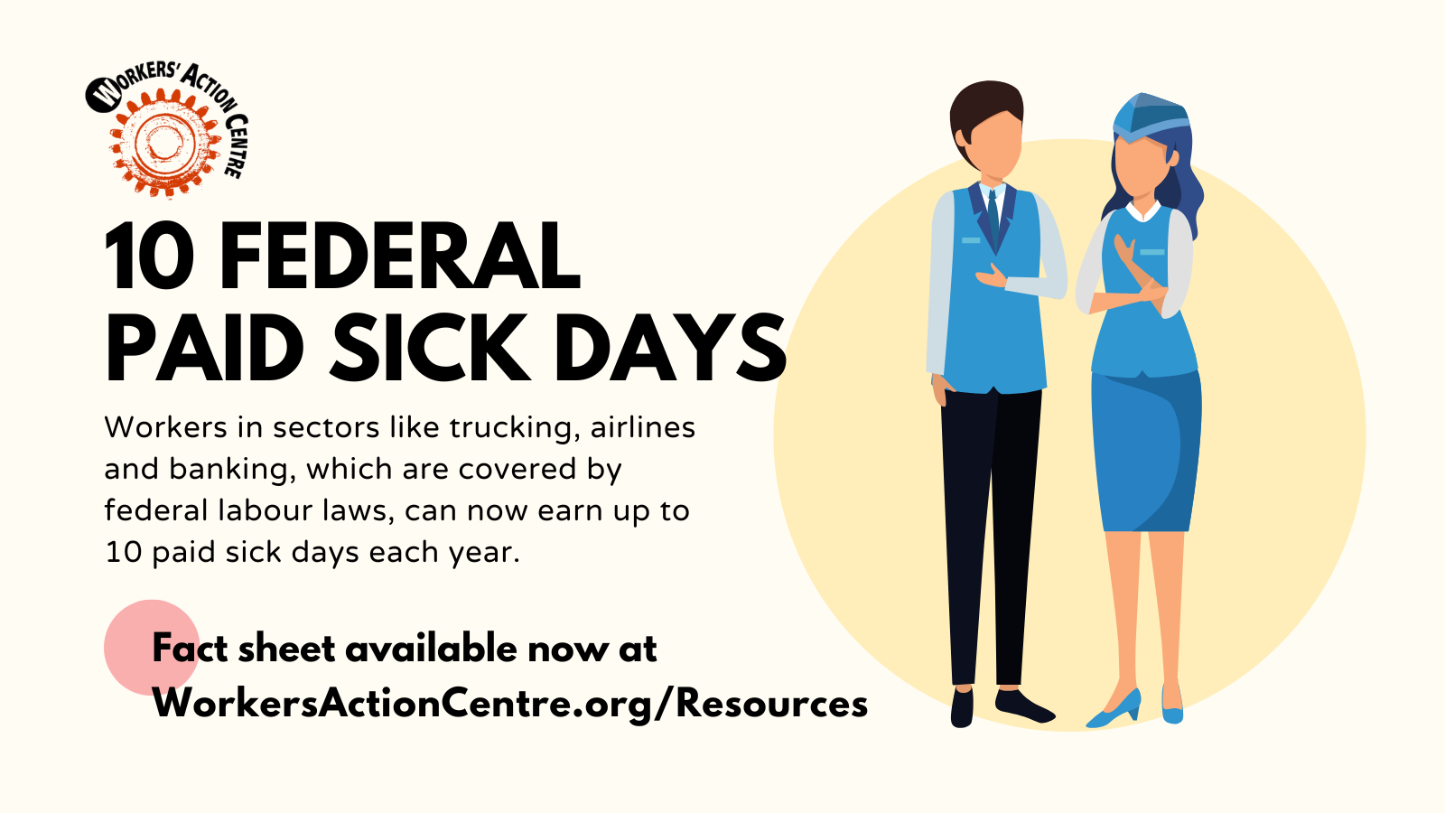 10 Federal Paid Sick Days fact sheet available